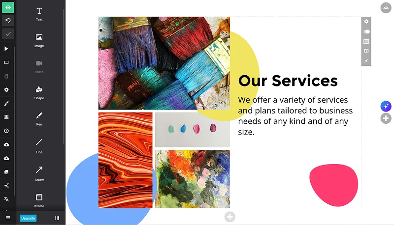 Интерфейс Slides